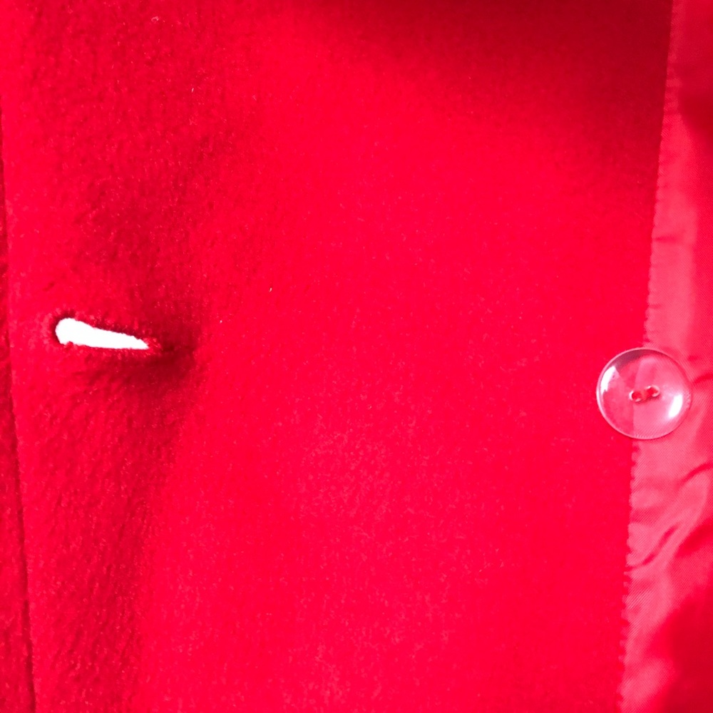 TOKKEBY Red Jacket Coat. Size S/M - Picture 6 of 8